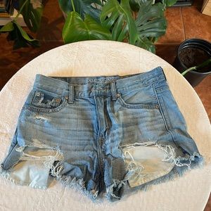 American Eagle high waisted festival shorts